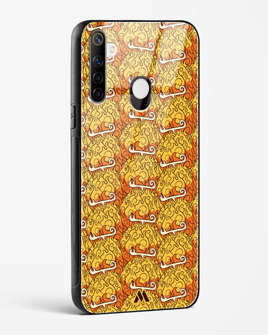 Mera Mera Devil Fruit Glass Case Phone Cover (Realme)