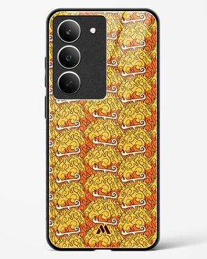 Mera Mera Devil Fruit Glass Case Phone Cover (Realme)