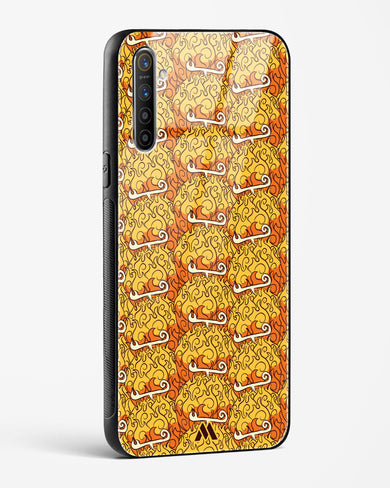 Mera Mera Devil Fruit Glass Case Phone Cover (Realme)