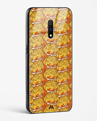 Mera Mera Devil Fruit Glass Case Phone Cover (Realme)