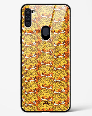 Mera Mera Devil Fruit Glass Case Phone Cover (Samsung)