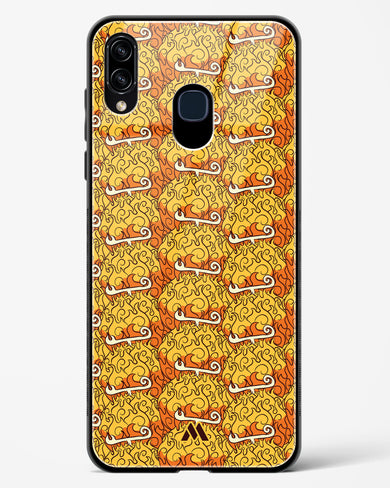 Mera Mera Devil Fruit Glass Case Phone Cover (Samsung)