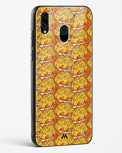 Mera Mera Devil Fruit Glass Case Phone Cover (Samsung)