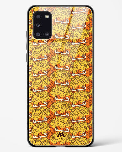 Mera Mera Devil Fruit Glass Case Phone Cover (Samsung)