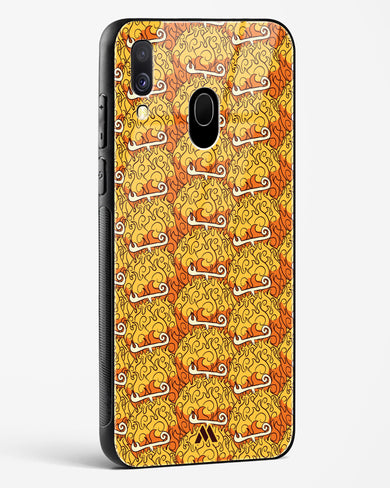 Mera Mera Devil Fruit Glass Case Phone Cover (Samsung)