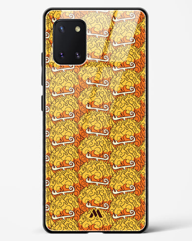 Mera Mera Devil Fruit Glass Case Phone Cover (Samsung)