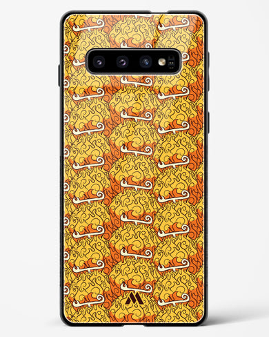 Mera Mera Devil Fruit Glass Case Phone Cover (Samsung)