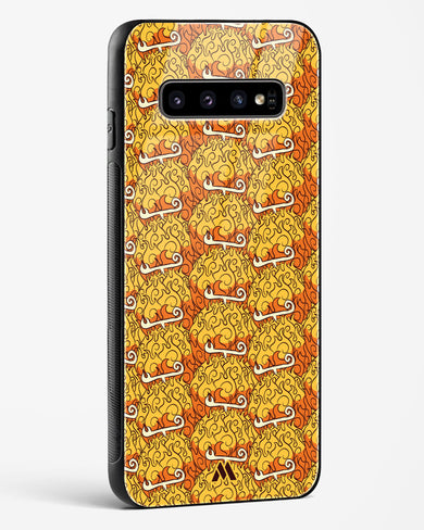 Mera Mera Devil Fruit Glass Case Phone Cover (Samsung)