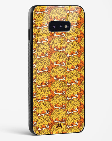 Mera Mera Devil Fruit Glass Case Phone Cover (Samsung)