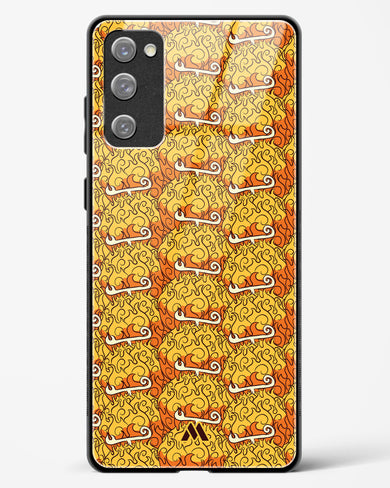 Mera Mera Devil Fruit Glass Case Phone Cover (Samsung)