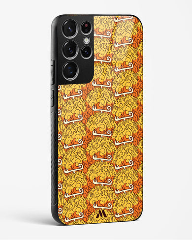 Mera Mera Devil Fruit Glass Case Phone Cover (Samsung)