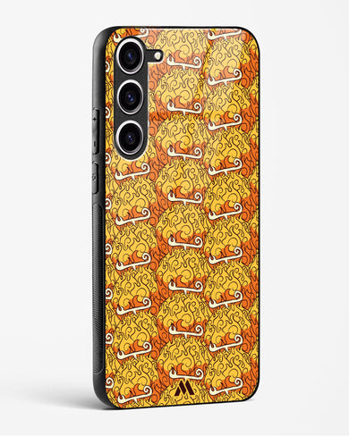 Mera Mera Devil Fruit Glass Case Phone Cover (Samsung)