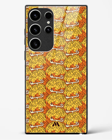 Mera Mera Devil Fruit Glass Case Phone Cover (Samsung)