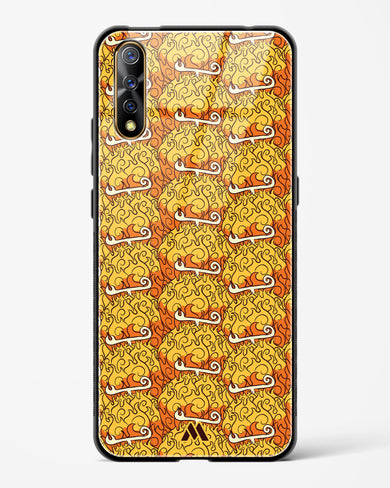 Mera Mera Devil Fruit Glass Case Phone Cover (Vivo)