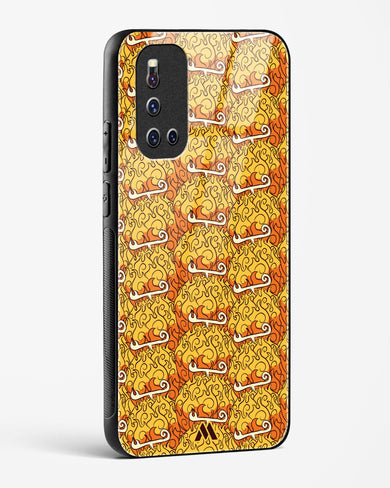 Mera Mera Devil Fruit Glass Case Phone Cover (Vivo)