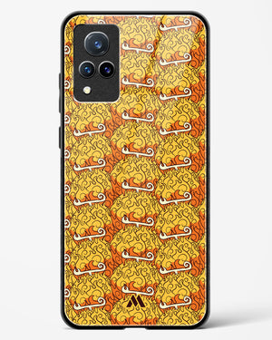 Mera Mera Devil Fruit Glass Case Phone Cover (Vivo)