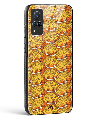 Mera Mera Devil Fruit Glass Case Phone Cover (Vivo)