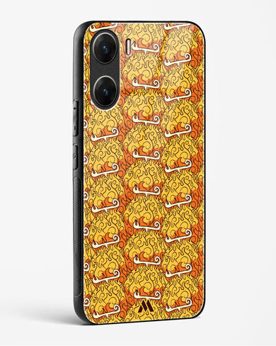 Mera Mera Devil Fruit Glass Case Phone Cover (Vivo)