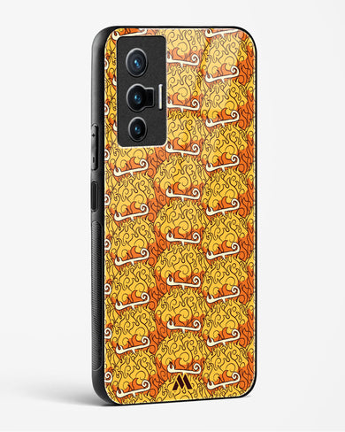 Mera Mera Devil Fruit Glass Case Phone Cover (Vivo)