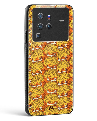 Mera Mera Devil Fruit Glass Case Phone Cover (Vivo)