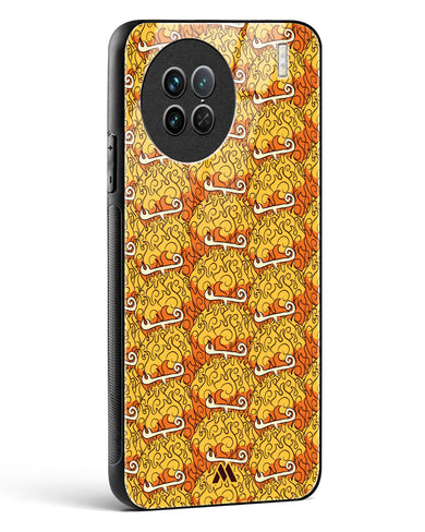 Mera Mera Devil Fruit Glass Case Phone Cover (Vivo)