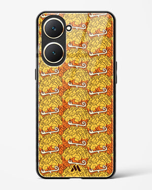 Mera Mera Devil Fruit Glass Case Phone Cover (Vivo)