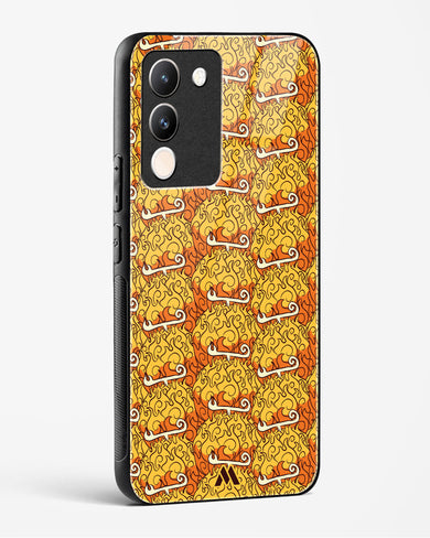 Mera Mera Devil Fruit Glass Case Phone Cover (Vivo)