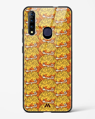 Mera Mera Devil Fruit Glass Case Phone Cover (Vivo)