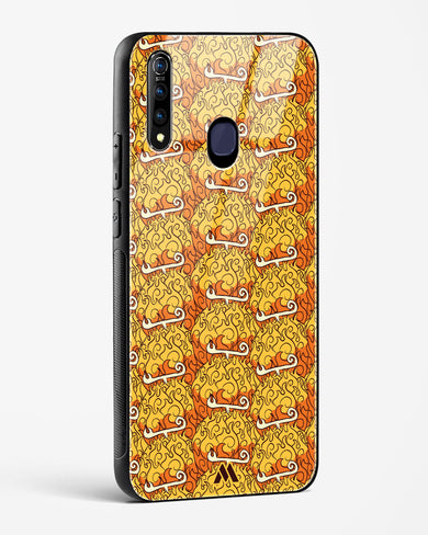 Mera Mera Devil Fruit Glass Case Phone Cover (Vivo)