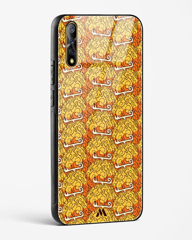 Mera Mera Devil Fruit Glass Case Phone Cover (Vivo)