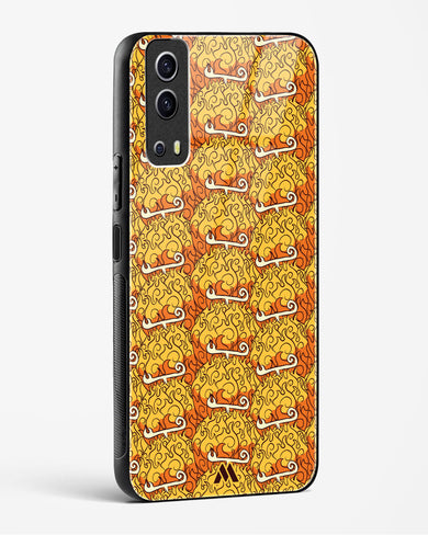 Mera Mera Devil Fruit Glass Case Phone Cover (Vivo)