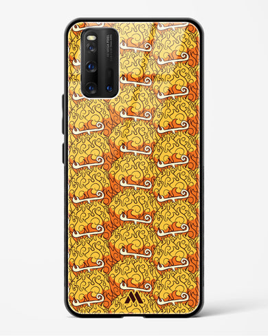 Mera Mera Devil Fruit Glass Case Phone Cover (Vivo)