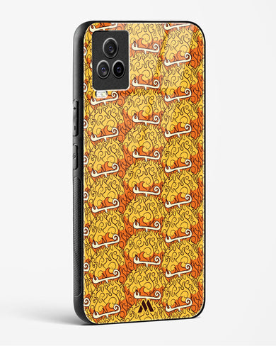 Mera Mera Devil Fruit Glass Case Phone Cover (Vivo)