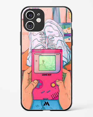 Chillin n Gamin Glass Case Phone Cover (Apple)