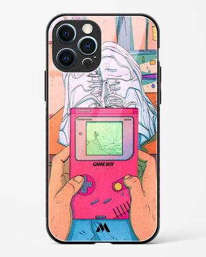 Chillin n Gamin Glass Case Phone Cover (Apple)