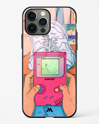 Chillin n Gamin Glass Case Phone Cover (Apple)