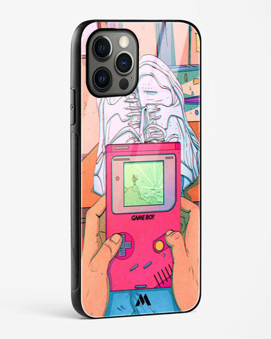 Chillin n Gamin Glass Case Phone Cover (Apple)