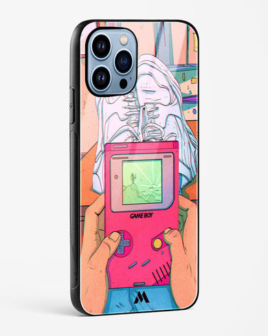 Chillin n Gamin Glass Case Phone Cover (Apple)