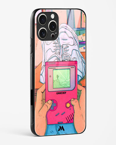 Chillin n Gamin Glass Case Phone Cover (Apple)