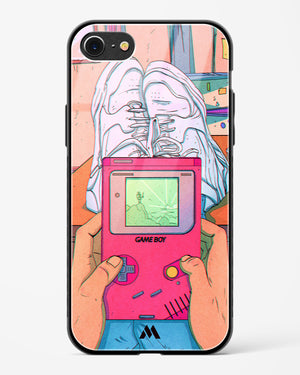 Chillin n Gamin Glass Case Phone Cover (Apple)