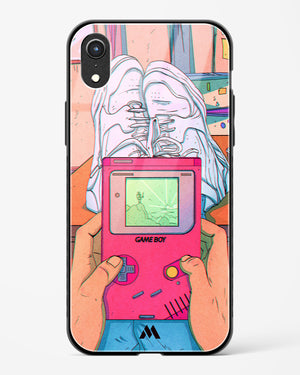 Chillin n Gamin Glass Case Phone Cover (Apple)