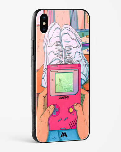 Chillin n Gamin Glass Case Phone Cover (Apple)