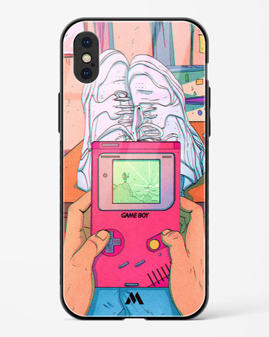 Chillin n Gamin Glass Case Phone Cover (Apple)