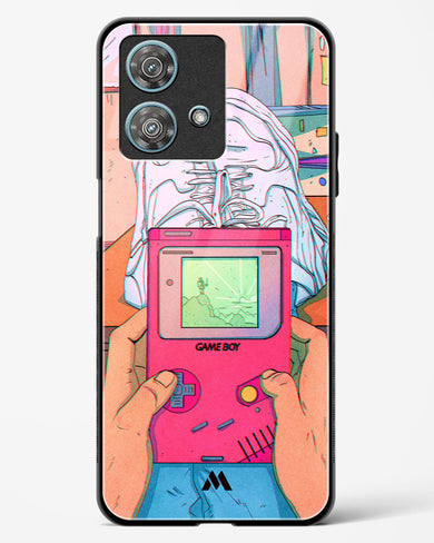 Chillin n Gamin Glass Case Phone Cover (Motorola)