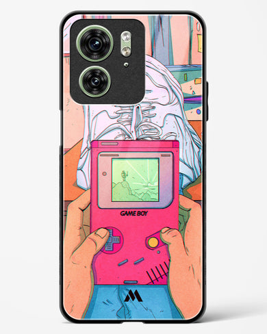 Chillin n Gamin Glass Case Phone Cover (Motorola)