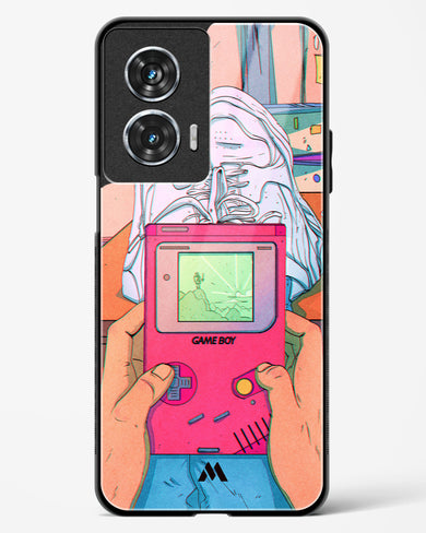Chillin n Gamin Glass Case Phone Cover (Motorola)