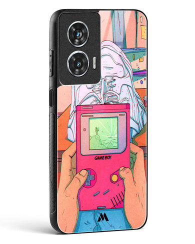 Chillin n Gamin Glass Case Phone Cover (Motorola)