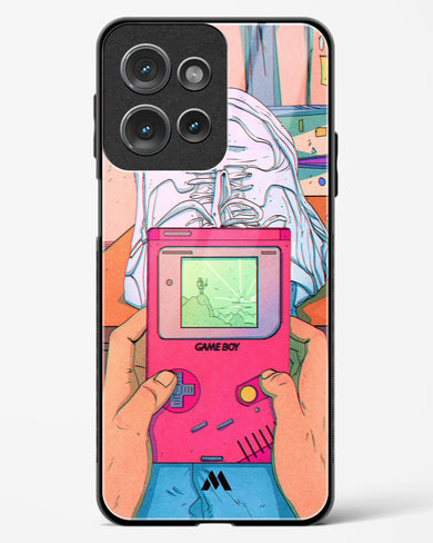 Chillin n Gamin Glass Case Phone Cover (Motorola)