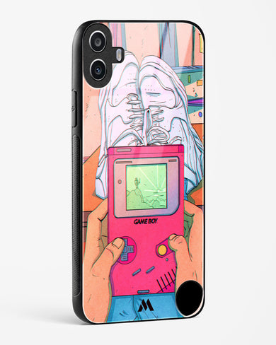 Chillin n Gamin Glass Case Phone Cover (Nothing)