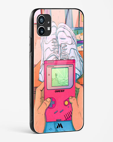 Chillin n Gamin Glass Case Phone Cover (Nothing)